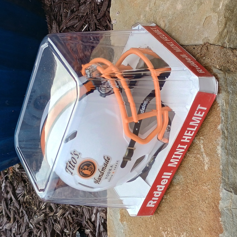 Riddell Tito's Vodka Mini Helmet Collectable - Picture 3 of 4